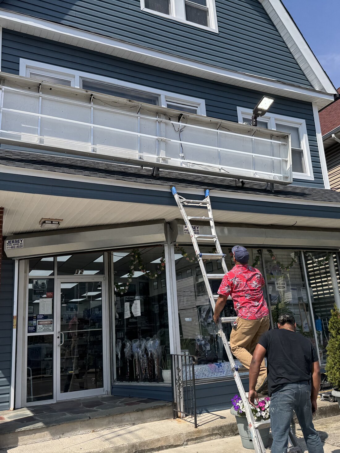 Instalación en fachada