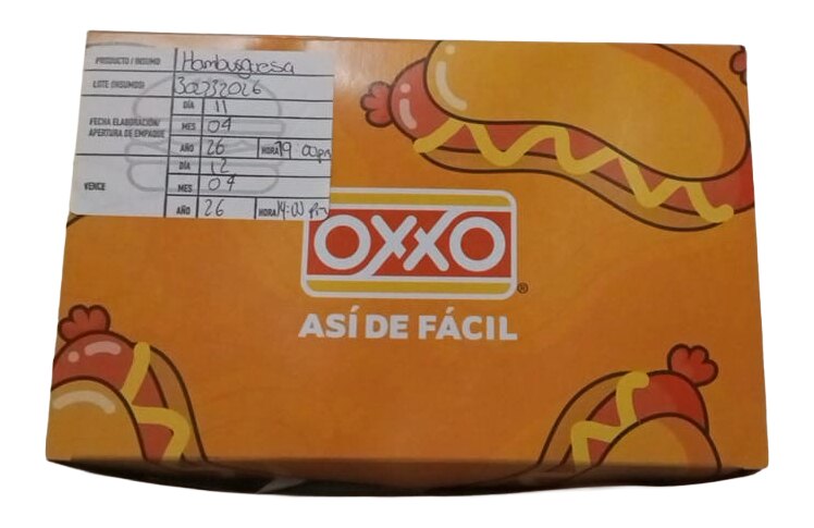 Caja cerrada · etiqueta aplicada