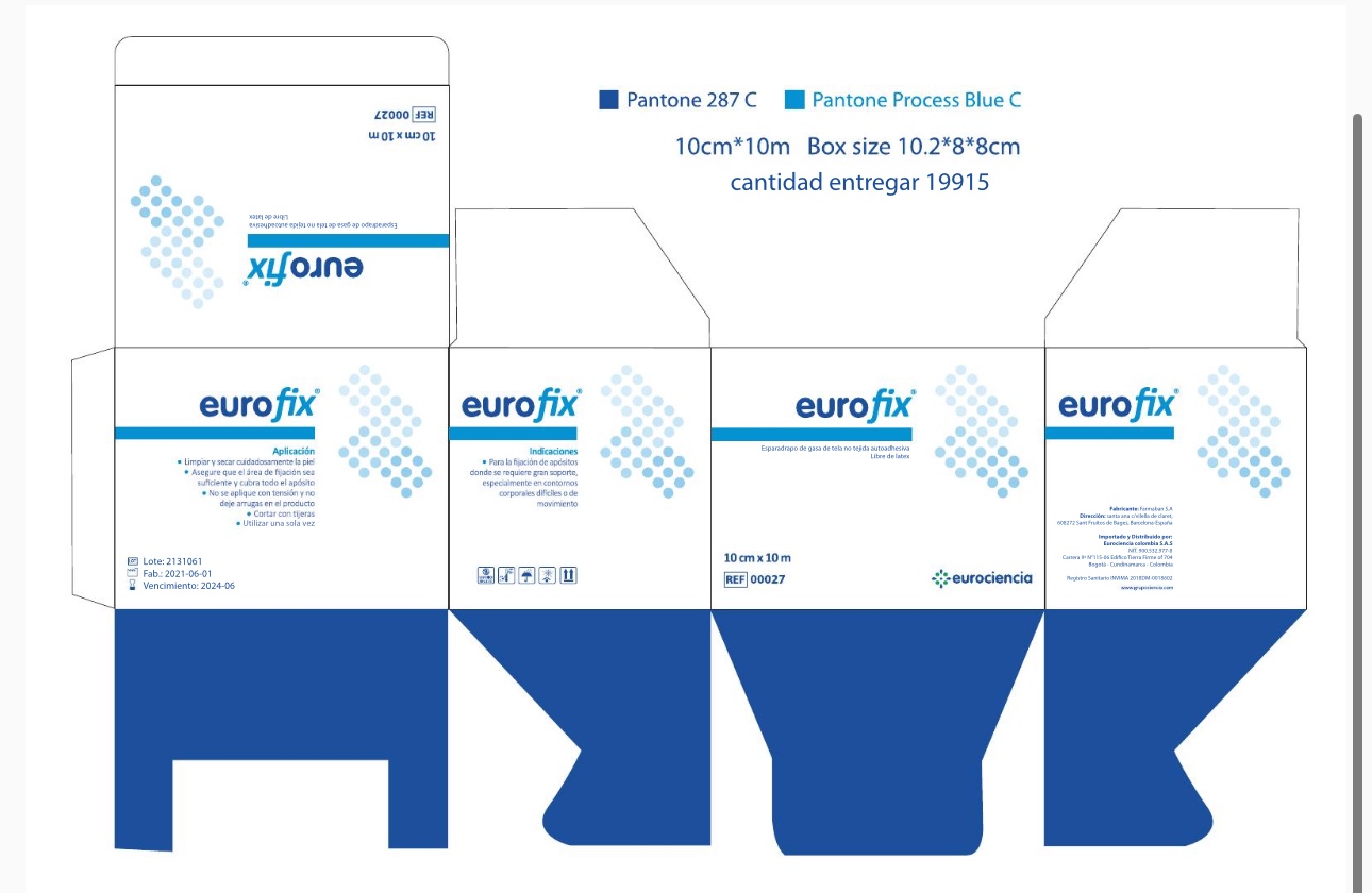 Dieline & artwork · eurofix 10 cm