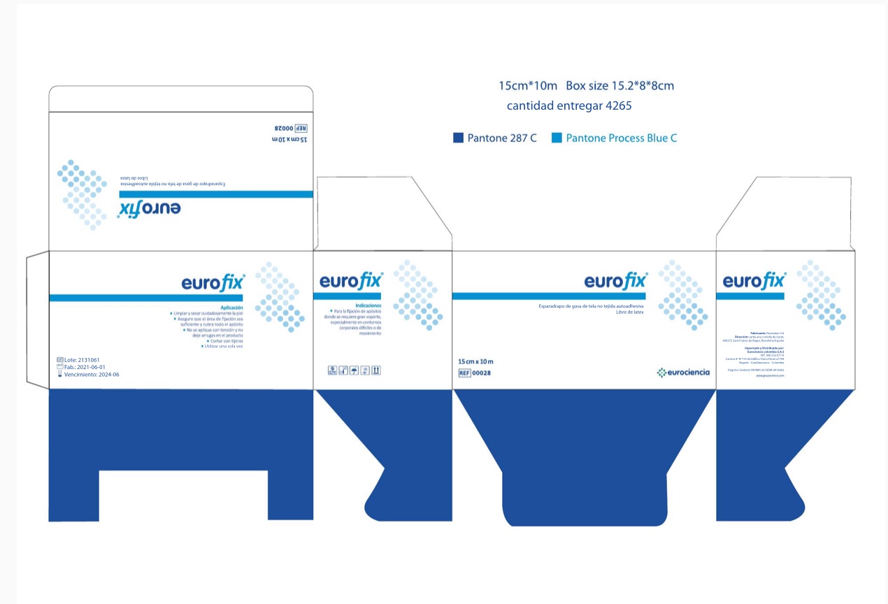 Dieline & artwork · eurofix 15 cm